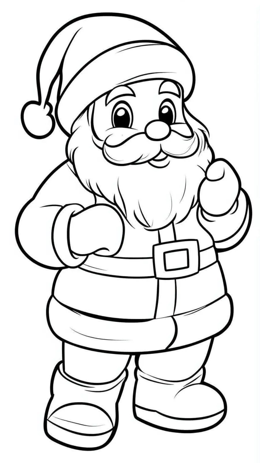 Coloriage du Père Noël